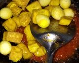 Foto langkah ke 3 dari resep Telur Puyuh Tahu Balado.