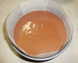 A picture of step 7 of Yogurt Rich Chocolate Cheesecake.
