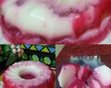 Foto langkah ke 4 dari resep Puding susu buah naga.
