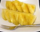A picture of step 12 of Simple Pineapple Cutting Technique.