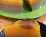 Foto langkah ke 3 dari resep Pudding Mangga Coklat Anggur.