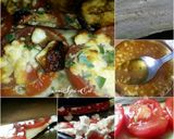A picture of step 4 of Sig's Roasted Eggplants with Tomatoes and Feta, ( low fat,s.