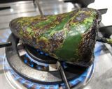 A picture of step 1 of Chili Relleno.