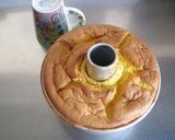 A picture of step 19 of Kabocha Squash Chiffon Cake.
