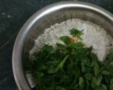 A picture of step 1 of Methi Dhebra.