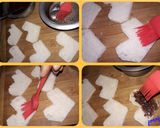 A picture of step 4 of Heart shaped Bread Cake.