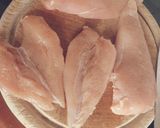 A picture of step 1 of Smoked Chicken Wrapped In Ham.