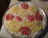 A picture of step 8 of White Pizza with Garlic and Tomatoes.