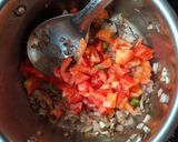 A picture of step 2 of Ragda patties.