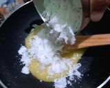 A picture of step 3 of Potato Burfi.