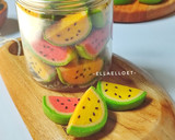 Foto langkah ke 9 dari resep Watermelon Cookies (Kukis Semangka).