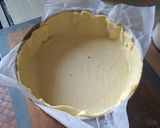 Une image de l'étape 1 de Tarte fromage blanc marron.