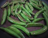 A picture of step 4 of Crunchy and Delicious! Pan-Fried Sugar Snap Peas.