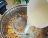 A picture of step 2 of Oats and Jackfruit breakfast pudding in 5 minutes.