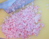 A picture of step 1 of California Rolls.