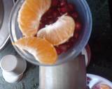 Orange pomegranate juice recipe step 2 photo
