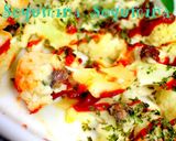 A picture of step 5 of Scorched Cauliflower and Anchovy Mayo Ketchup Stir-Fry.
