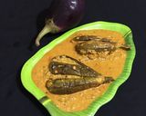 A picture of step 12 of Baingan Curry.