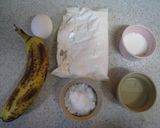 A picture of step 1 of Easy Banana Bread with Pancake Mix.