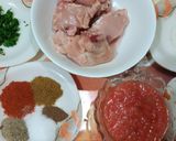 A picture of step 1 of High way style chicken karahi.