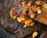 A picture of step 3 of Apple Banana Halwa.