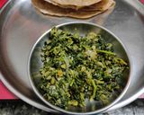 A picture of step 4 of Fenugreek leafy vegetable.