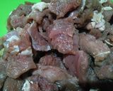 Foto langkah ke 2 dari resep Asam manis daging payau(kijang).