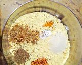 A picture of step 1 of Crispy pakore.