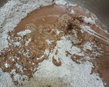 Foto langkah ke 2 dari resep Brownies kukus mekar tanpa telur.