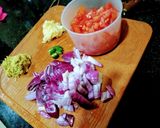 A picture of step 2 of Raw Papaya & Chana dal Dalma.