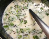 A picture of step 6 of Khatti meethi Gujrati kadi.