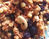 Foto del paso 2 de la receta: Crema de Queso Con Frutas Y Granola Express En Sartén