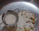 A picture of step 6 of Gullab gamoon.