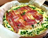 Pas rețetă Cartofi cu șuncă și mozzarella la cuptor 1 fotografie