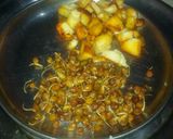 A picture of step 2 of Indian pizza.