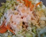 A picture of step 3 of Fermented Kiwi Cabbage Chow Chow.