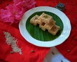 A picture of step 10 of Coconut Barfi Coconut Sandesh.