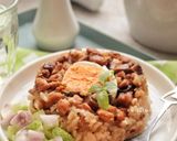 Foto langkah ke 6 dari resep Nasi Tim Telur Asin.