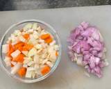 Carrot and german turnip(nool Khol) chutney recipe step 1 photo