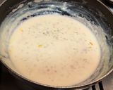A picture of step 6 of Sabudana payasam.
