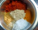 A picture of step 2 of Poha Chivda.