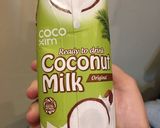 Hình bước làm 1 của món Thạch sữa dừa hoa đậu biếc