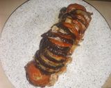 Serpenyős hasselback padlizsán recept fázis 3 fotója