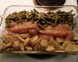 A picture of step 2 of Italian Chicken, Green Beans, and Potatoes.