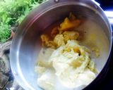 A picture of step 3 of Mango or Durian with Sticky Rice.