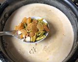 A picture of step 5 of Kuttu Atta Phirni (Buckwheat Flour Pudding).