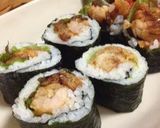 A picture of step 7 of Chicken Karaage Sushi Roll.