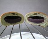 A picture of step 6 of Mugwort Anpan in a Bread Maker.
