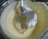 A picture of step 9 of Airy and Rich Two-Layer Cheesecake.