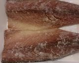A picture of step 2 of Saba Sushi (Cured and Pressed Mackerel Sushi).